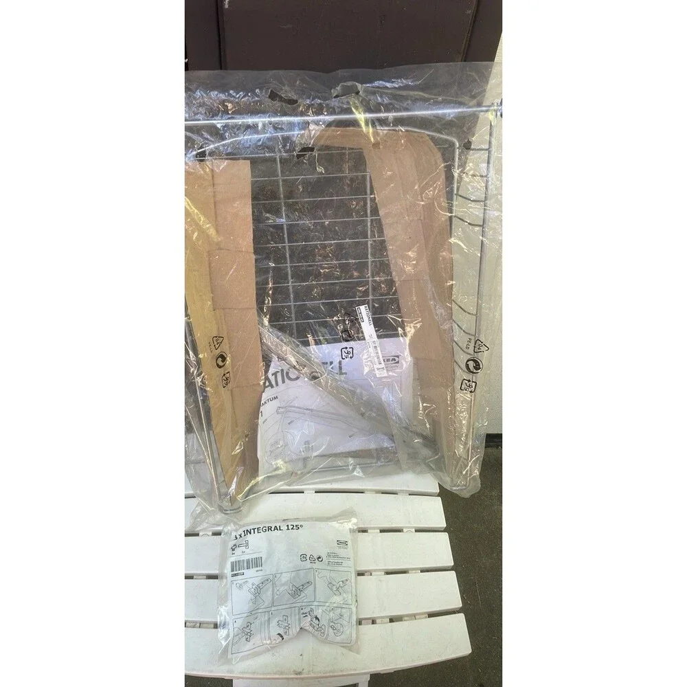 IKEA Rationell Wire Basket 900.359.05 & Integral 125 Hinge 3-Pack 501.323.76 New